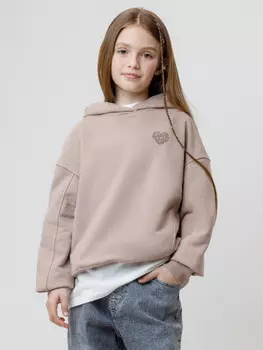 Худи для девочек CROCKID, КР 302811, цвет - кофейный