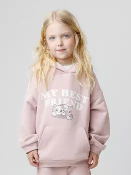 Худи для девочек CROCKID, КР 302832, цвет - розовый