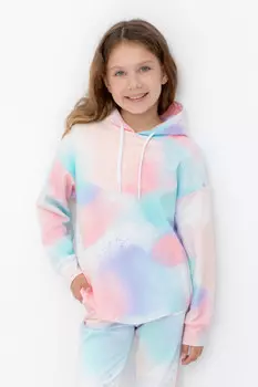 Худи с капюшоном для девочки для девочек CROCKID, КР 302030, цвет - розовый