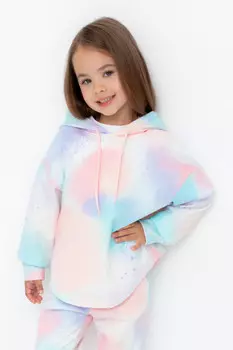 Худи с капюшоном для девочки для девочек CROCKID, КР 302030, цвет - розовый