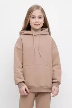 Худи с капюшоном для девочки для девочек CROCKID, КР 302560, цвет - бежевый