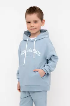 Худи с капюшоном для мальчика для мальчиков CROCKID, КР 302453, цвет - синий