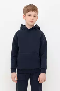 Худи с капюшоном для мальчика для мальчиков CROCKID, КР 302585, цвет - темно-синий