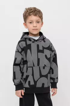 Худи с капюшоном для мальчика для мальчиков CROCKID, КР 302646, цвет - черный3