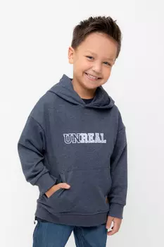 Худи с капюшоном для мальчика для мальчиков CROCKID, КР 302595, цвет - темно-синий
