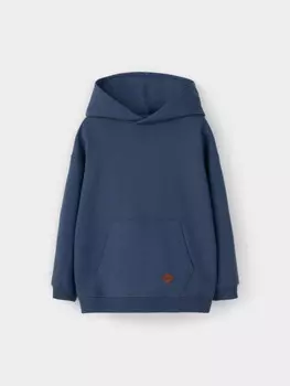 Толстовка с капюшоном для мальчика для мальчиков CROCKID, КР 302680-1, цвет - синий