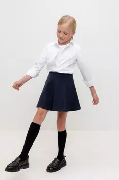 Юбка для девочек CROCKID, К 7140, цвет - темно-синий