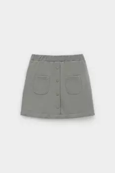 Юбка для девочек CROCKID, КР 7146-1, цвет - зеленый