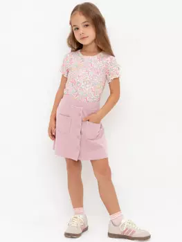 Юбка для девочек CROCKID, КР 7146, цвет - розовый