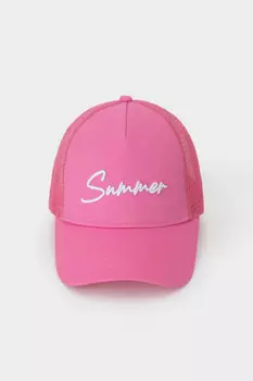 Кепка для девочек CROCKID, ТК 80106, цвет - ярко-розовый