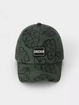 Кепка для мальчиков CROCKID, ТК 80080, цвет - зеленый