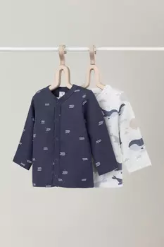 Кофточка для новорожденных CROCKID, К 300450-2уп, цвет - синий