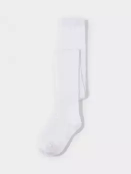 Колготки ажурные для девочки для девочек CROCKID, К 9298, цвет - белый