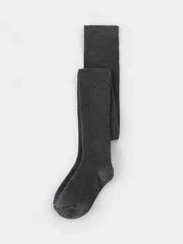 Колготки ажурные для девочки для девочек CROCKID, К 9272/1, цвет - темно-серый