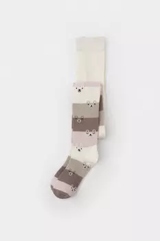 Колготки для девочки для девочек CROCKID, К 9223, цвет - светло-бежевый