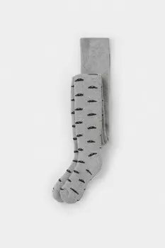 Колготки из махры для мальчика для мальчиков CROCKID, К 9287/2 ФВ, цвет - серый