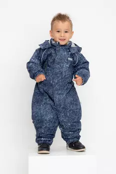 Комбинезон детский с утеплителем нового поколения для мальчиков CROCKID, ВК 60032/н/41 Ал, цвет - серый