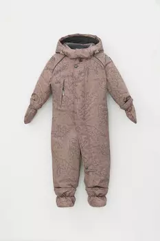 Комбинезон детский с утеплителем нового поколения для мальчиков CROCKID, ВК 60041/н/16 Ал, цвет - коричневый
