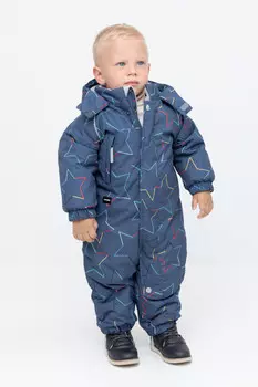 Комбинезон детский с утеплителем нового поколения для мальчиков CROCKID, ВК 60113/н/12 УЗГ, цвет - темно-синий