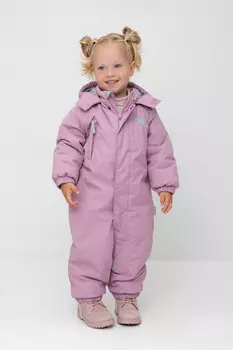 Комбинезон детский с утеплителем нового поколения для девочек CROCKID, ВК 60118/1 ГР, цвет - розовый