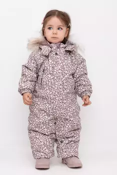 Комбинезон детский с утеплителем нового поколения для девочек CROCKID, ВК 60105/н/6 ГР, цвет - розовый