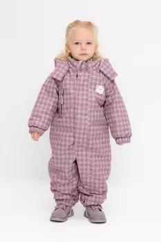 Комбинезон детский с утеплителем нового поколения для девочек CROCKID, ВК 60114/н/2 УЗГ, цвет - фиолетовый