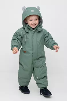 Комбинезон детский с утеплителем нового поколения для мальчиков CROCKID, ВК 60118/4 ГР, цвет - зеленый