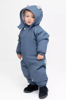 Комбинезон детский с утеплителем нового поколения для мальчиков CROCKID, ВК 60118/5 ГР, цвет - синий