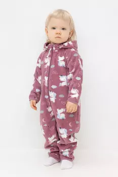 Комбинезон для девочек CROCKID, ФЛ 60000/н/45 ГР, цвет - фиолетовый