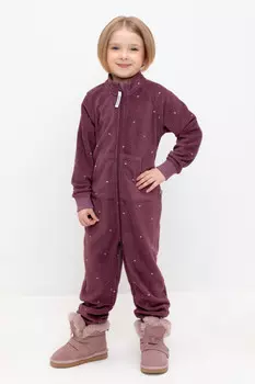 Комбинезон для девочек CROCKID, ФЛ 60005/н/3 ГР, цвет - фиолетовый