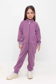 Комбинезон для девочек CROCKID, ФЛ 60006/6 ГР, цвет - фиолетовый