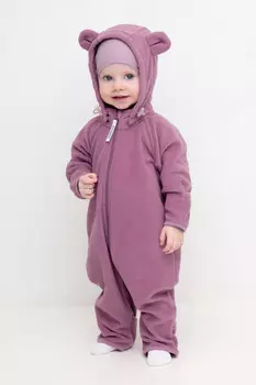 Комбинезон для девочек CROCKID, ФЛ 60007/4 ГР, цвет - фиолетовый