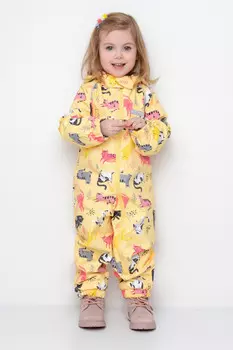 Комбинезон для девочек CROCKID, ВК 60007/н/35 УЗГ, цвет - желтый