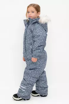 Комбинезон для девочки с утеплителем нового поколения для девочек CROCKID, ВК 60097/н/2 ГР, цвет - серый