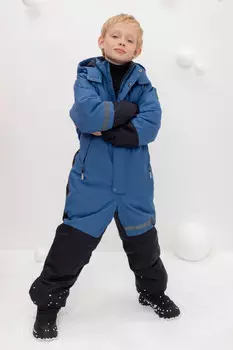 Комбинезон для мальчика с утеплителем нового поколения для мальчиков CROCKID, ВК 60099/4 ГР (122-146), цвет - синий