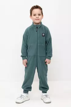 Комбинезон для мальчиков CROCKID, ФЛ 60006/1 ГР, цвет - зеленый