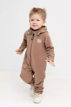 Комбинезон для мальчиков CROCKID, ФЛ 60007/1 ГР, цвет - бежевый