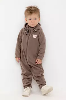 Комбинезон для мальчиков CROCKID, ФЛ 60007/2 ГР, цвет - коричневый