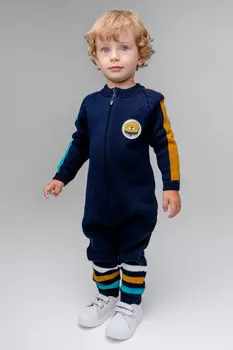 Комбинезон для мальчиков CROCKID, К 944/ш, цвет - синий