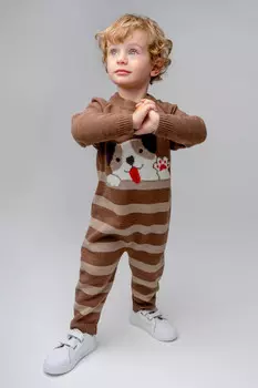 Комбинезон для мальчиков CROCKID, К 945/ш, цвет - бежевый