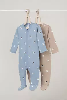 Комбинезон для новорожденных CROCKID, К 6025-2уп, цвет - голубой