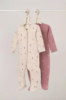 Комбинезон для новорожденных CROCKID, К 6025-2уп, цвет - бежевый