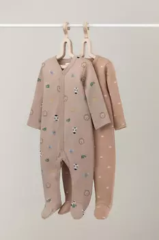Комбинезон для новорожденных CROCKID, К 6025-2уп, цвет - бежевый
