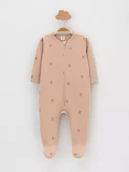 Комбинезон для новорожденных CROCKID, К 6192, цвет - бежевый