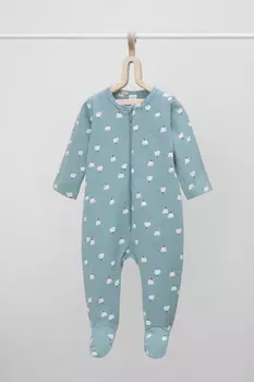 Комбинезон для новорожденных CROCKID, К 6192, цвет - голубой