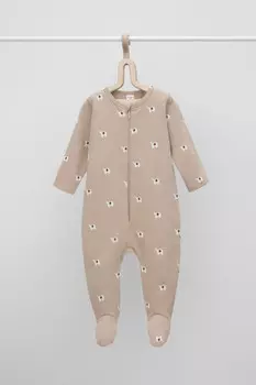 Комбинезон для новорожденных CROCKID, К 6192, цвет - бежевый