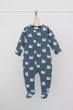 Комбинезон для новорожденных CROCKID, К 6192, цвет - синий