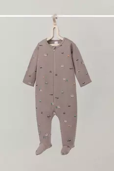 Комбинезон для новорожденных CROCKID, К 6192, цвет - коричневый