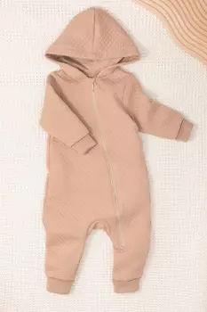 Комбинезон для новорожденных CROCKID, К 6490, цвет - бежевый