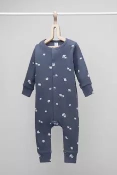 Комбинезон для новорожденных CROCKID, К 6507, цвет - серый